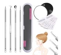 Usiveinborn Blackhead Remover, Usiveinborn, Usiveinborn Tweezers, Professional Facial Blackhead Remover Tweezers, Stainless Steel Usiveinborn Blackhead Tweezers (4PCS)