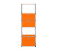 USM Haller Etagère avec cadre d'insertion orange - QS M52 2004
