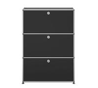 USM Haller Highboard 3 Tiroirs Noir graphite - FAST DELIVERY - USM HIGHBOARD 3 SCHUBLA FD SCH