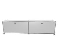 USM Haller Lowboard 2 Volets Blanc pur - FAST DELIVERY - USM LOWBOARD 2 KLAPPEN FD