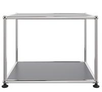 USM Haller meubles latéraux ouverts étroit Gris anthracite - USM_DE_QS_M21_33