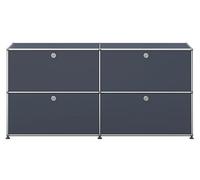 USM Haller Sideboard E2 buffet avec 4 portes pliantes - anthrazitgrau - USM DE_QS_E2 33