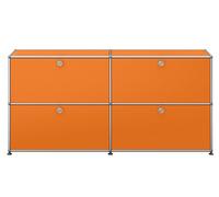 USM Haller Sideboard E2 buffet avec 4 portes pliantes - reinorange - USM DE_QS_E2 26