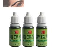 USMA Herbe Extract Essence, USMA Grass Care Cilia Growth Nourishing Liquide de soin des cheveux, huile de graines USMA pour cils et sourcils (3 pièces)