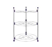 Usmascot Porte-casseroles,Acier Inoxydable Support de Rangement de Cuisine Multi-Fonctionnel, pour Les Ustensiles de Cuisines Poêles, Casseroles, Couvercles Plateaux de Rangement (3 Niveaux)
