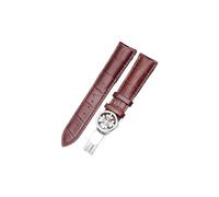 UsmAsk Bracelet de montre en cuir pour montre Patek Philippe Granate 5167AX - Motif crocodile - Boucle papillon - 19/20 mm - 22 mm, 22mm, Agate