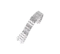 UsmAsk Bracelet en Acier Inoxydable 316L, 26mm, adapté à AP 15400 Audemars Piguet Royal Oak GA2100 2110, Bracelet de Montre for Hommes