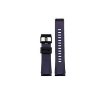 UsmAsk Bracelet en Caoutchouc for Casio G-Shock octogonal GA 2000 GA-2000-1A2 PRG-600, étanche, en Silicone, Sport, for Hommes (Color : Dark Blue, Size : 24mm)