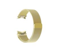 UsmAsk Milanaise d'origine adapté for Samsung Galaxy Watch 6 4 Classic 5 pro 40mm 44mm 47mm 43mm Bracelet en métal adapté for Galaxy Watch 4 6 Strap (Color : Gold, Size : Watch 4 classic 46mm)