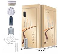 UsmAsk Sèche-Linge électrique Pliable 1600 W, séchoir Domestique à 3 Niveaux, Armoire de séchage électrique à air Chaud, minuterie numérique, séchage Rapide pour Appartements, buanderie, dortoir