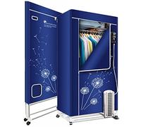 UsmAsk Sèche-Linge électrique Pliable, Support de sèche-Linge Chauffant électrique à 3 Couches, sèche-Linge Domestique 1600 W 67 Pouces avec minuterie réglable de 360 Minutes, Armoire de séchage à