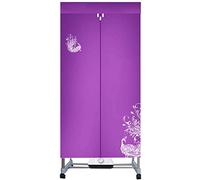 UsmAsk Sèche-Linge Portable, étendoir électrique, sécheuse Pliante 1200 W, séchage Rapide avec Chauffage, Armoire de séchage à air Chaud, minuterie Automatique numérique