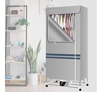 UsmAsk Sèche-Linge Puissant 1200 W, Machine à séchage Rapide, séchage de Linge électrique, séchage à air Chaud économe en énergie avec Couverture pour Appartement et hôtel, sèche-Linge électriqu