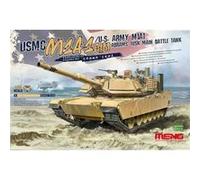 Usmc M1a1 Aim/u.s.army M1a1 Abrams Tusk Main Battle Tank- 1:35e - Meng-model G