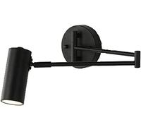 USMCPQVXN Applique Murale Moderne Réglable En Métal Doré Avec Bras Pivotant, Lampe de Chevet, Lampe de Lecture, Projecteur D'Intérieur À Led, Applique Murale Pour Chambre À Coucher, Salon, Hôtel, Porc