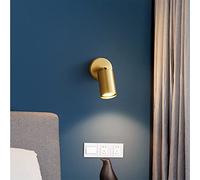 USMCPQVXN Lampe de Lecture Pour Tête de Lit de Chambre, Applique Murale Rotative Et Pliable, Montage En Surface, Projecteur de Lecture Câblé, Protection Des Yeux, Lampes de Lecture Nocturnes Pour Cham