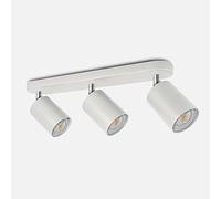USMCPQVXN Plafonnier Led Rotatif, Spot Encastré Moderne Avec Ampoules Gu10 Pour Cuisine, Salon, Chambre, Lumière Blanche + Blanche - 1 Tête/Lumière Blanche + Blanche/3 Têtes