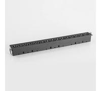USMCPQVXN Spot Encastré Pour Plafond, Luminaire de Plafond Linéaire Moderne, Plafonnier Encastré Minimaliste, Éclairage Pour Tableau de Galerie Et Spots D'Accentuation À Longue Bande/Noir4000K/30 W