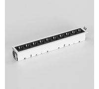USMCPQVXN Spot Encastré Pour Plafond, Luminaire de Plafond Linéaire Moderne, Plafonnier Encastré Minimaliste, Éclairage Pour Tableau de Galerie Et Spots D'Accentuation À Longue Bande/Blanc 4000K/20 W