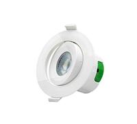 USMCPQVXN Spot Led Encastrable Coudé 9 W, Diamètre Φ85-90 Mm, Éclairage Blanc Froid 5 000 K, Ac 100-240 V, Direction D'Éclairage Réglable, 1 Lot Par Enuotek/5000K 1 Lampe