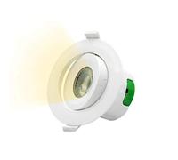 USMCPQVXN Spot Led Encastrable Coudé 9 W, Diamètre Φ85-90 Mm, Éclairage Blanc Froid 5 000 K, Ac 100-240 V, Direction D'Éclairage Réglable, 1 Lot Par Enuotek/3000K 1 Lampe