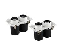 USMCPQVXN Spot Led Encastré Au Plafond, Éclairage D'Appoint Directionnel Rotatif, Lampe D'Appoint Réglable de Haut En Bas, Éclairage de Galerie D'Images/3500K/2Lumière