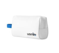 Usmile Trousse de toilette de voyage pour brosse à dents électrique et hydropulseur - Double kit imperméable en cuir synthétique à suspendre - Idéal pour les voyages, l'école, la salle de sport