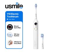Usmile Y10 Pro Brosse à dents électrique avec écran intelligent, 4 modes de nettoyage, technologie sonique avec minuterie et capteur de pression, autonomie de 180 jours par charge