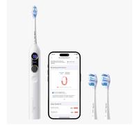 usmile Y20 PRO Brosse à dents électrique intelligente pour adultes, modes de brossage auto-adaptatifs, batterie de 90 jours, carte des dents 3D, alertes vocales en temps réel, 2 têtes de brosse