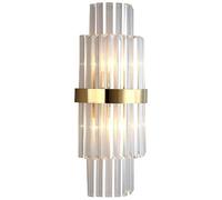 USMJQVZ Lampes murales et Appliques en Cristal Modernes européennes Appliques murales en Titane Noir Industriel Chambre Applique Murale de Chevet Vanité Murale pour Salon