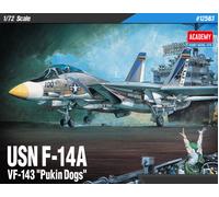 USN F-14A VF-143 Pukin Dogs 1:72 Plastique Model Kit Academy
