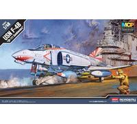 USN F-4b Vf-111 Horizons sans Frontières Fighter 1:48 Plastic Model Kit Academy