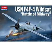 Usn F4F-4 Wildcat Bataille De Midway 1:48 Kit De Modèle En Plastique ACADEMY
