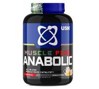 USN Muscle Fuel Anabolic Vanille Tout-en-un Shake de Protéines en Poudre (2kg) : Poudre protéinée anabolique pour la prise de muscle - Nouvelle formule améliorée.
