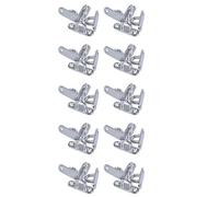 USOHJZ Crochet oblong en acier inoxydable 304, 40 pièces, 5Mm, plaque à œil, anneau d'agrafe