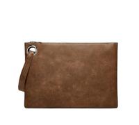 USOHJZ Pochettes d'affaires Pochette Vintage for Hommes avec Longue de Grande capacité Ceinture(Khaki)