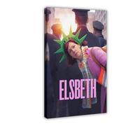 USONME Poster sur toile Elsbeth de la série TV - Décoration pour chambre à coucher, bureau, chambre - Cadeau - 40 x 60 cm