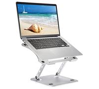 Usoun Support pour Ordinateur Portable, Support Pc Portable Réglable en Aluminium, Compatible avec Les Ordinateurs Portables MacBook Air/Pro, Dell XPS, HP, Lenovo et Plus 10-15,6 Pouces