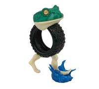 Usper 3D Tung Tung Tung Tung Sahur Figur, Italian Brainrot BRR BRR Patapim, Tralalero Tralala Figur Shark in Sneakers Viral AI Brainrot Animals Collectible Figurines (D)