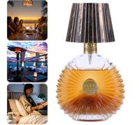 Usper Lampe sans fil pour bouteille avec lampe pour col de bouteille, lampe pour bouteille avec support LED rechargeable, abat-jour pour bouteille avec lampe tactile sans fil, lampe pour bouteille 3