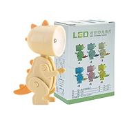 Usper Mini lampe de bureau LED mignon petit support de téléphone, chien, dinosaure, cerf, lapin, veilleuse réglable, table de lecture portable, lampe de chevet pliable pour enfants et étudiants