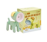 Usper Mini lampe de bureau LED mignon petit support de téléphone, chien, dinosaure, cerf, lapin, veilleuse réglable, table de lecture portable, lampe de chevet pliable pour enfants et étudiants