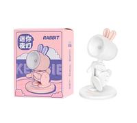 Usper Mini lampe de bureau LED mignon petit support de téléphone, chien, dinosaure, cerf, lapin, veilleuse réglable, table de lecture portable, lampe de chevet pliable pour enfants et étudiants