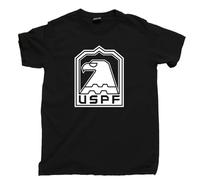 USPF T Shirt Snake Plissken Escape from New York LA Dystopian Movie Tee(XX-Large)