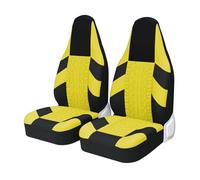 USQBUZHHK Voiture Housses De Siège Auto Housses De Siège Avant pour Microcar Accessoires(Jaune)