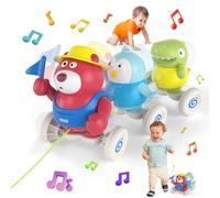 Usrela Jouets pour Bébé de 1 an, Jouets d'Activité et d'éveil Montessori pour Garçons et Filles de 6 12 Mois, Ours, Pingouins, Dinosaures, Cadeau d'anniversaire de Noël pour Garçons et Filles de 1 an
