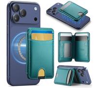 Usroom Porte-cartes magnétique pour portefeuille Magsafe avec blocage RFID, Vert bleuté., Minimaliste