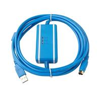 USRRMPBC Câble de programmation USB-FP1 8 broches compatible avec la série FP1, ligne de téléchargement(USB-FP1 ISO)