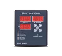 USRRMPBC Module de contrôleur de démarrage et d'arrêt for groupe électrogène diesel à essence HGM501, panneau de commande à affichage numérique LED, pièces 9-18 V