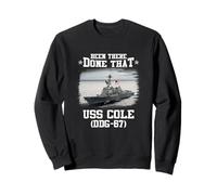 USS Cole DDG-67 Destroyer Class Veterans Day Cadeau de fête des pères Sweatshirt